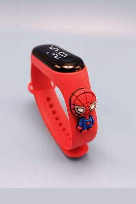 ساعة سبايدرمان احمر