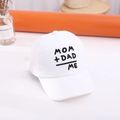 لون ابيض Mom قبعة