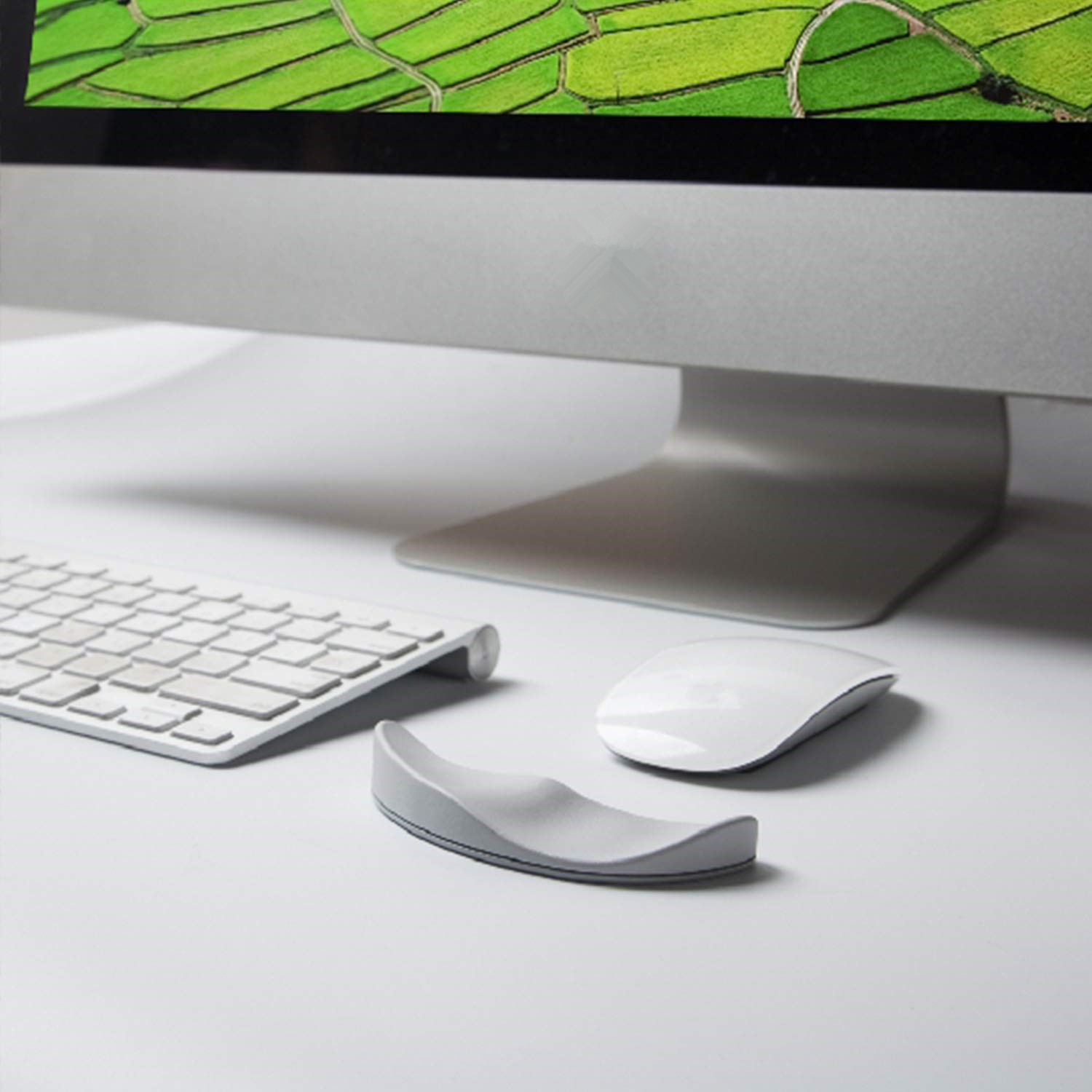 GlidePro Mouse Wrist Rest - Ergonomic Silicone Wristband Mouse Pad