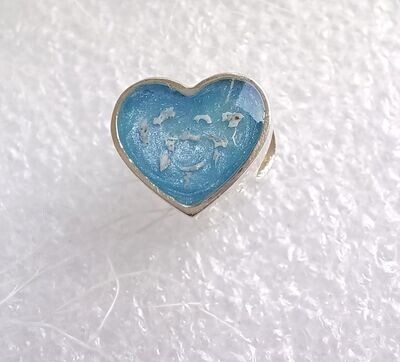 Sterling Silver HEART Charm Bead