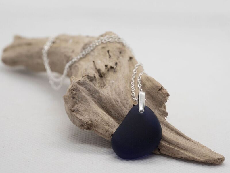 PENDANT - Colbalt Blue Sea Glass