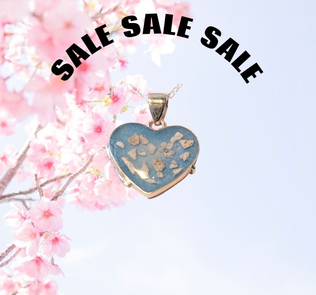 Heart locket pendant with chain