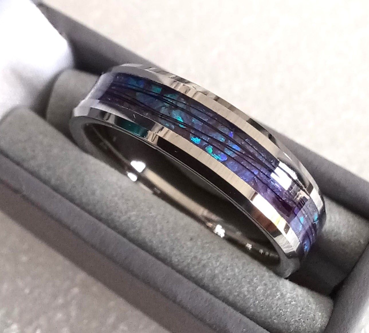 Eternity band Tungsten Carbide 6mm ring Eternity band Tungsten Carbide 6mm ring