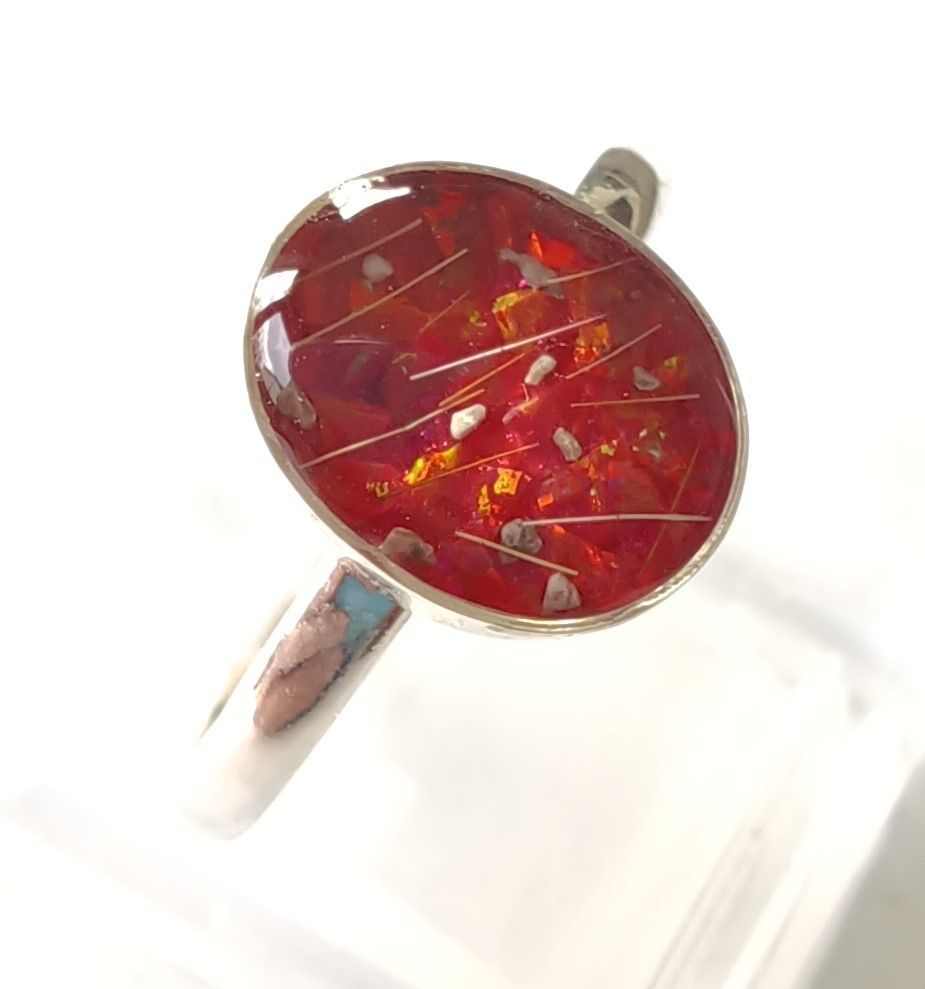 OVAL 10x12 plain band fitted ring to encapsulate hair or ashes Sterling Silver