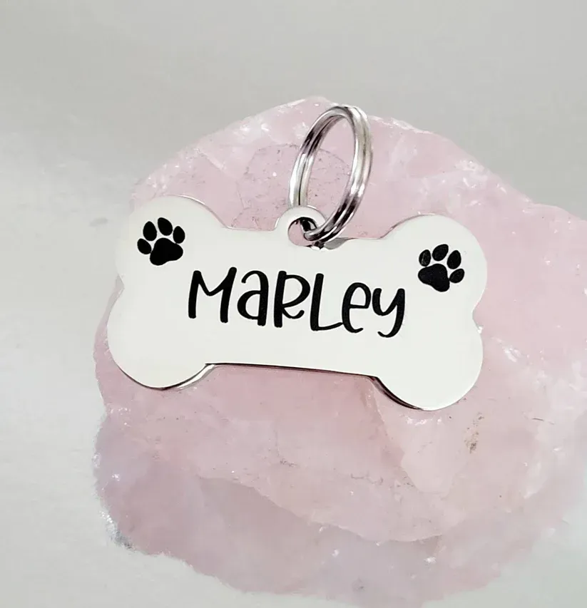 Personalised Dog Bone tags for Dogs