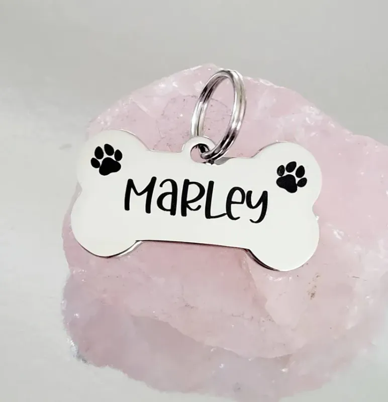 Personalised Dog Bone tags for Dogs