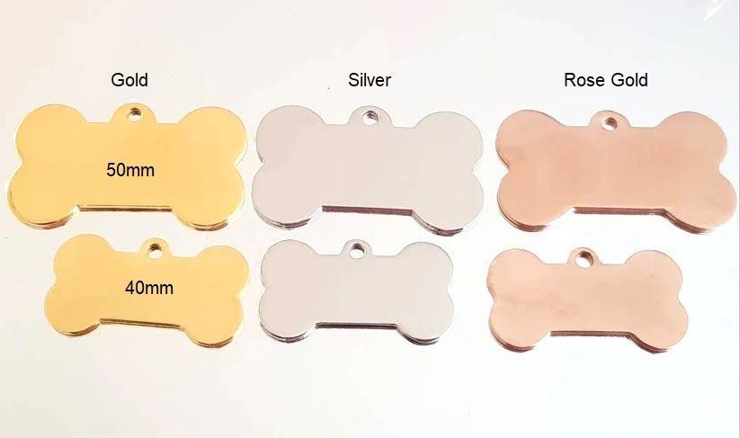 Personalised Dog Bone tags for Dogs