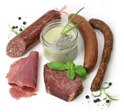 Lütte Meierie verschiedene Sorten Wurst