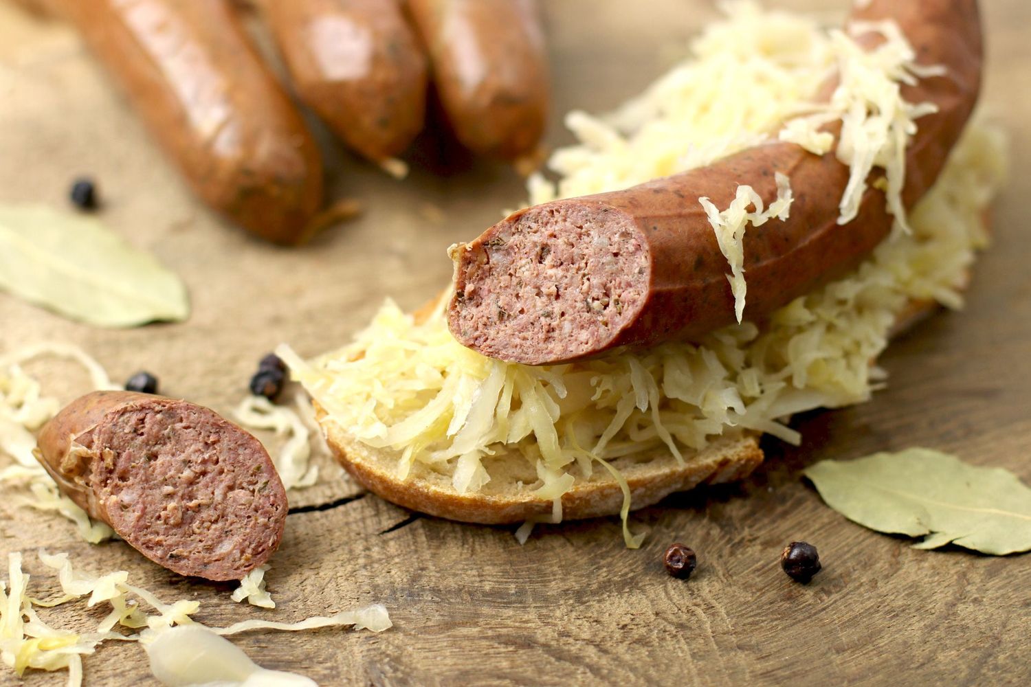 Lütte Meierie Lungenwurst Serviervorschlag
