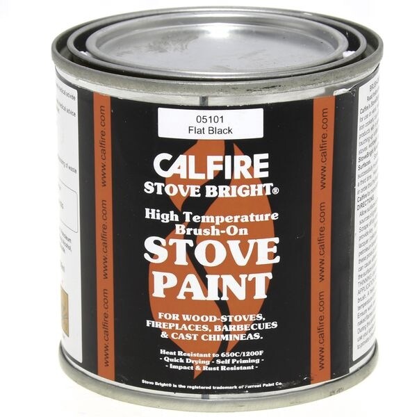 Touch-up stove paint, 250ml, flat black