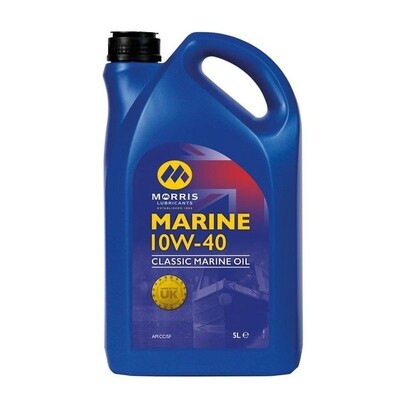 Morris 10w/40 classic marine oil 5 litre Morris 10w/40 classic marine oil 5 litre