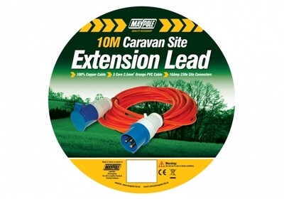 230v 10m site extension lead