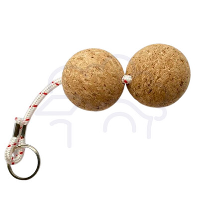 Double floating cork keyring Double floating cork keyring