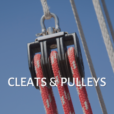 Cleats & pulleys