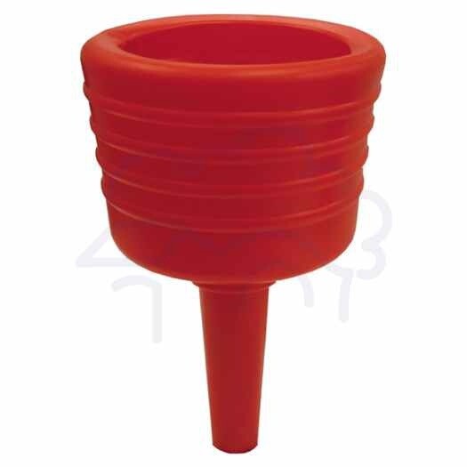 Anti-roll funnel with extension
