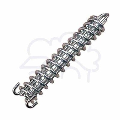 Boat steering cable tension spring