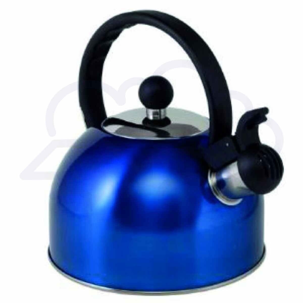 1.5 litre whistling kettle, blue
