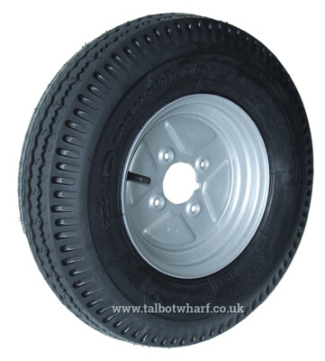500-10 4 ply 4x4PCD trailer wheel 500-10 4 ply 4x4PCD trailer wheel