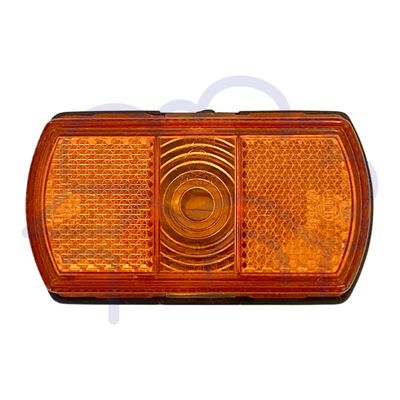 Amber side marker with bulb Amber side marker with bulb