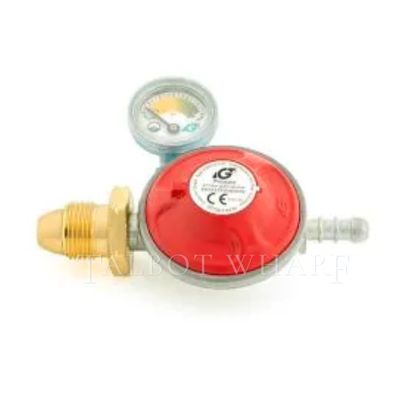 Propane reg with gauge POL