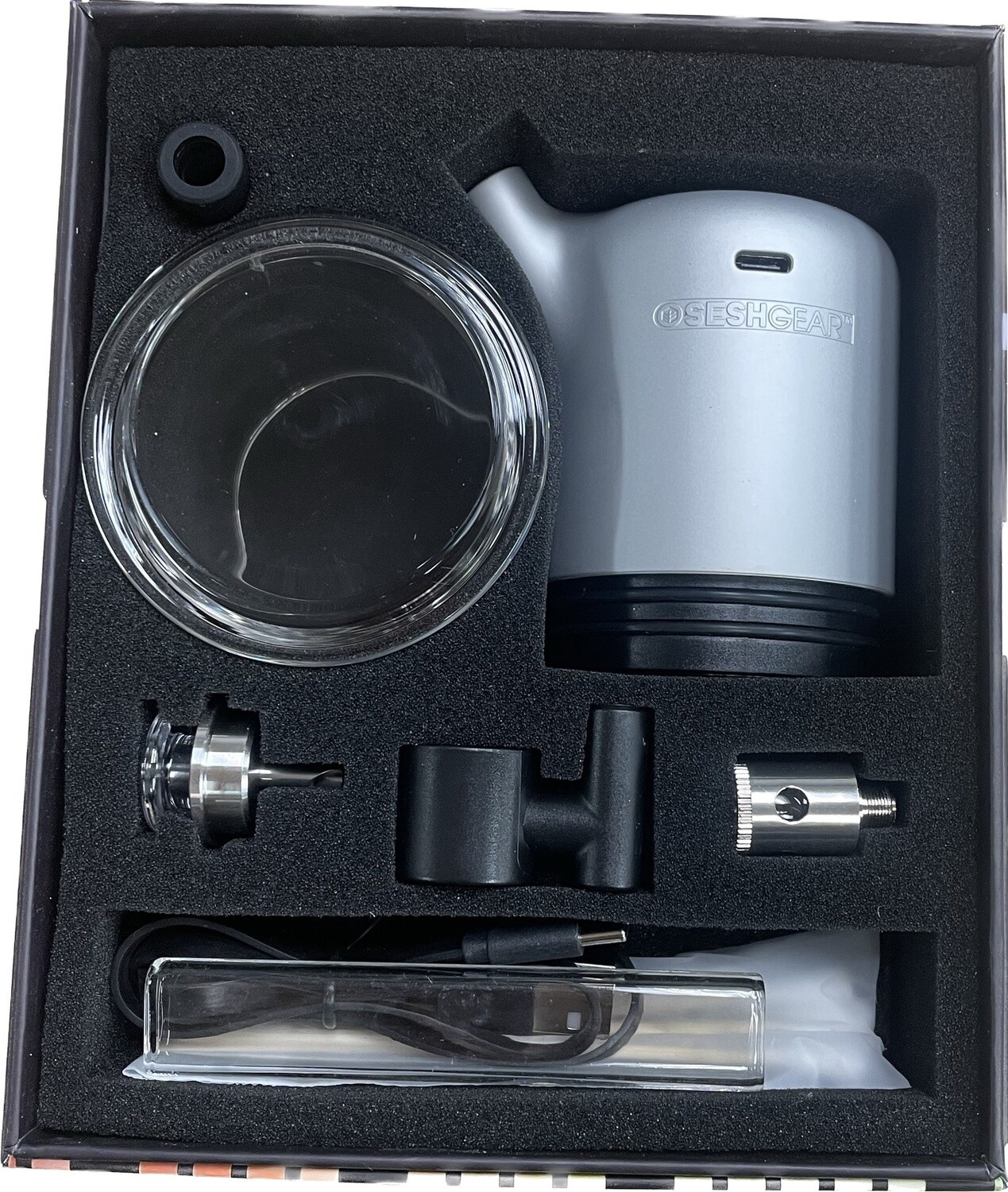 Dabtron Electronic Dab Rig, Colour: Silver
