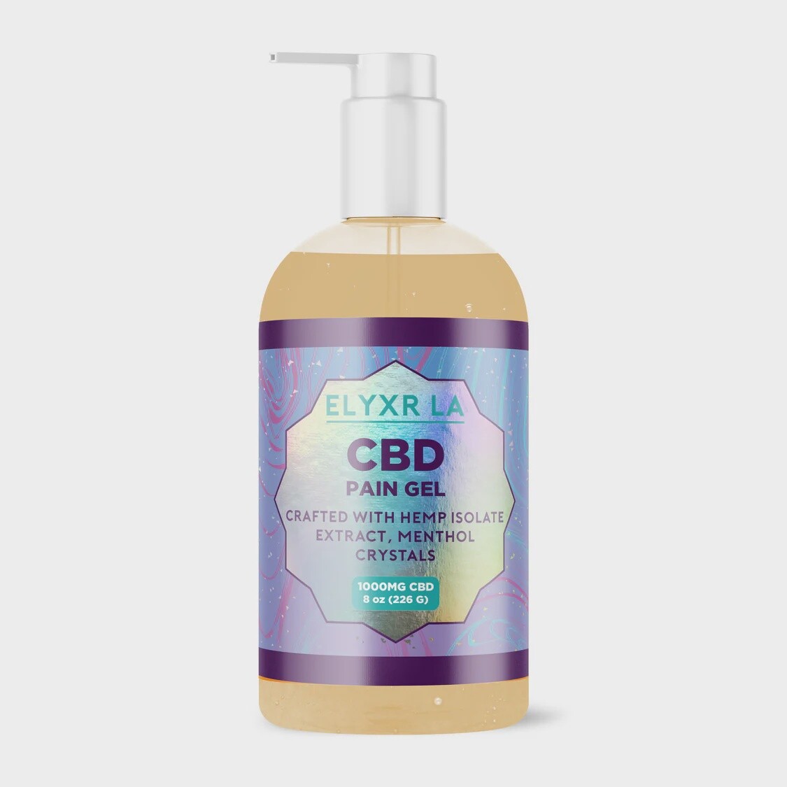 Elyxr CBD Pain Relief Gel, Size: 8oz