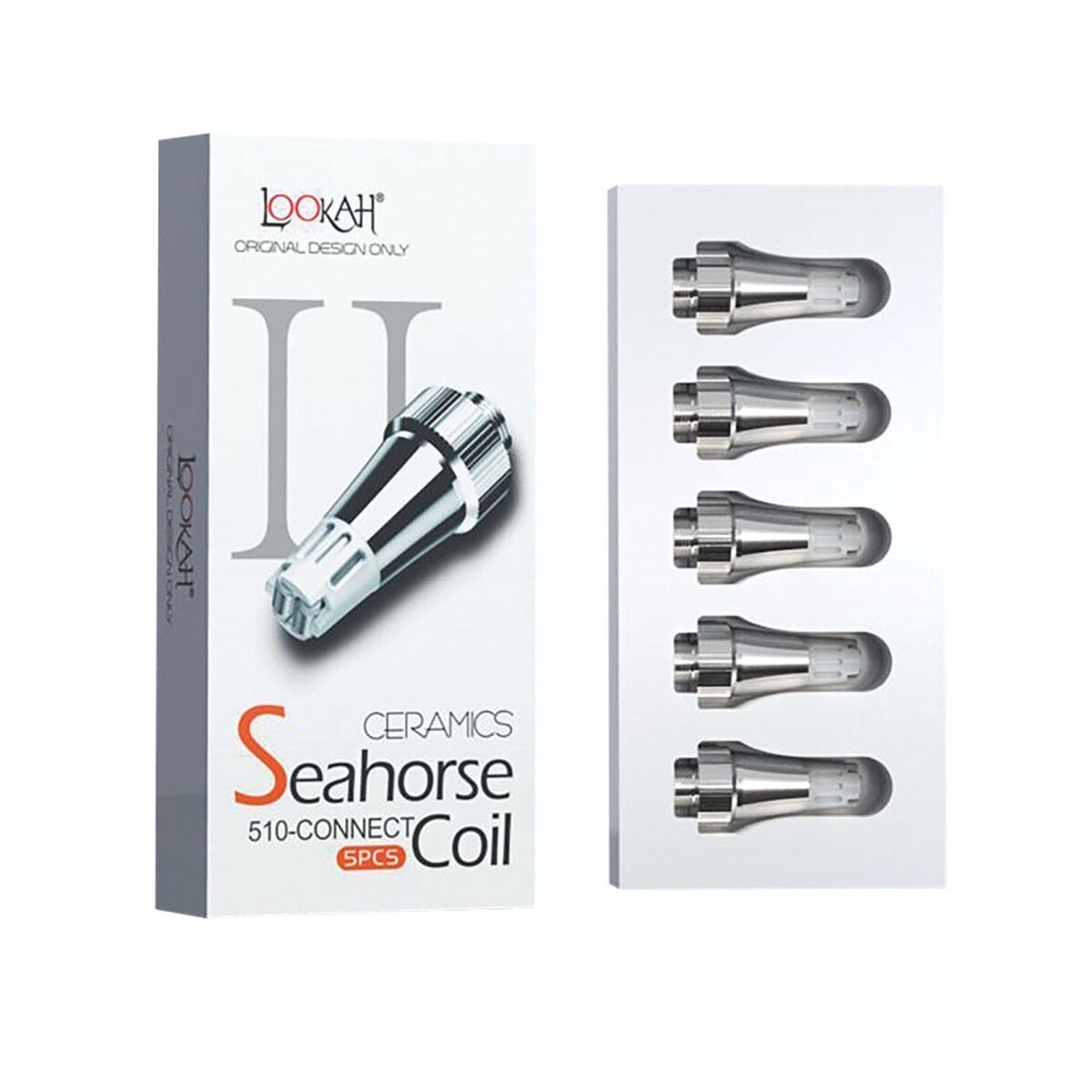 Lookah Seahorse Ceramic Coil, Size: 5 Pack