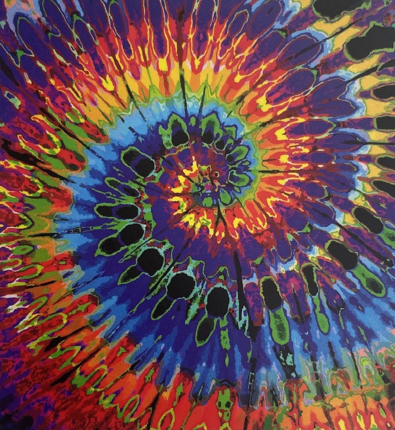 Feed a Hippie Tapestries, Colour: First Spiral, Size: 60&quot; X 60&quot;