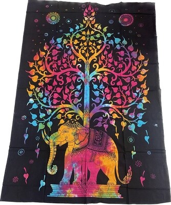 Elephant Tree Tapestry