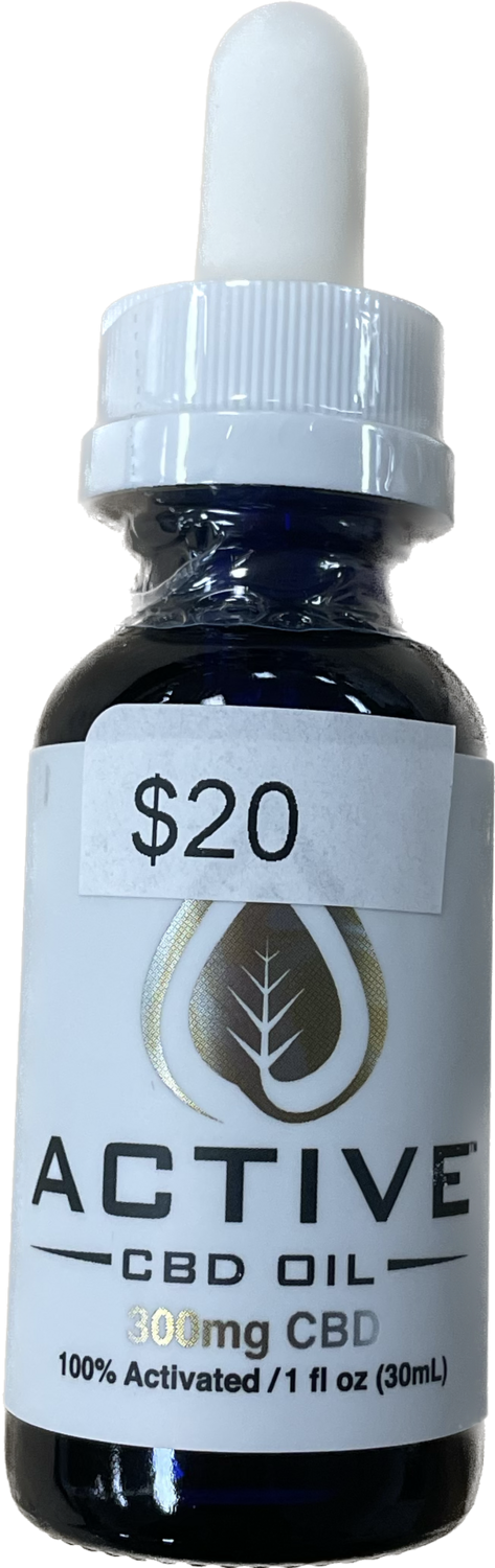 Active CBD Tincture, Size: 300mg