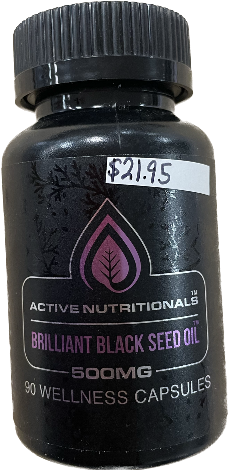 Active Nutritionals Brilliant Black Seed Oil Capsules