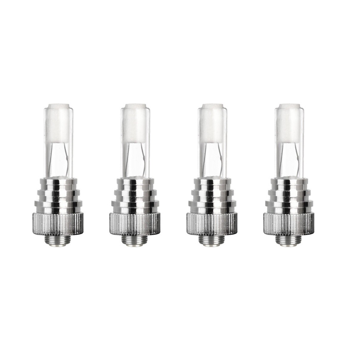 Seahorse See-Through Quartz Coil 4 Pack