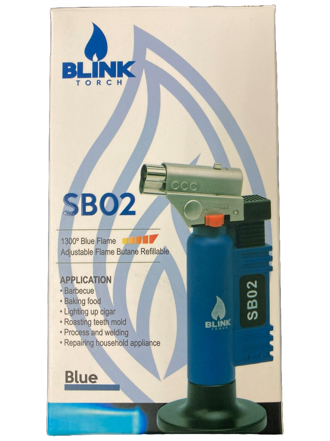 Power Packed Blue Flame Torch SB02, Color: Blue