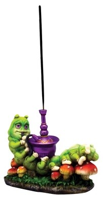 Caterpillar Hookah Standing Incense Burner 4&quot;