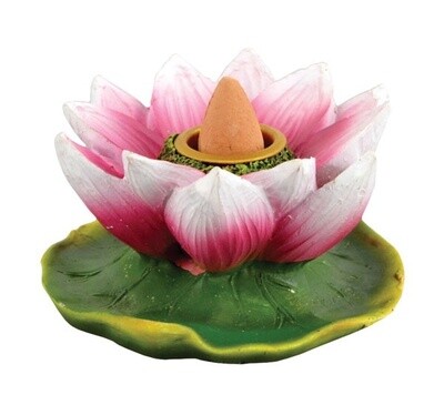 Lotus Flower Backflow Incense Burner 3&quot;
