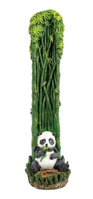 Bamboo Panda Standing Incense Burner 10.5&quot;