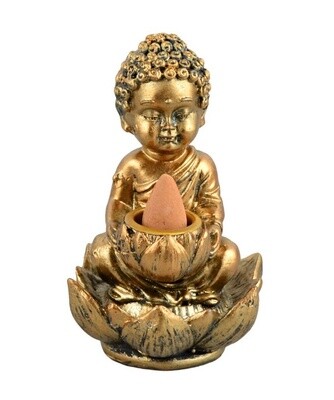 Little Buddha Backflow Incense Burner 4&quot;