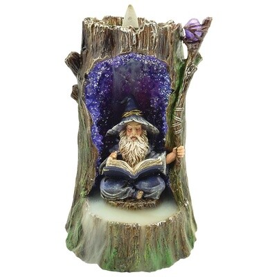 Wizard Backflow Incense Burner w/ LED 6&quot;