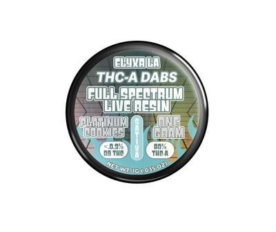 THC-A Live Resin Dabs - 1g