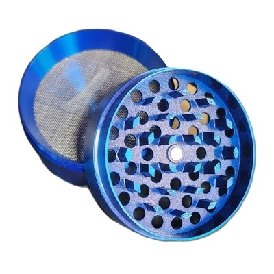 63mm Zinc 4pc Grinder - Asst Colors