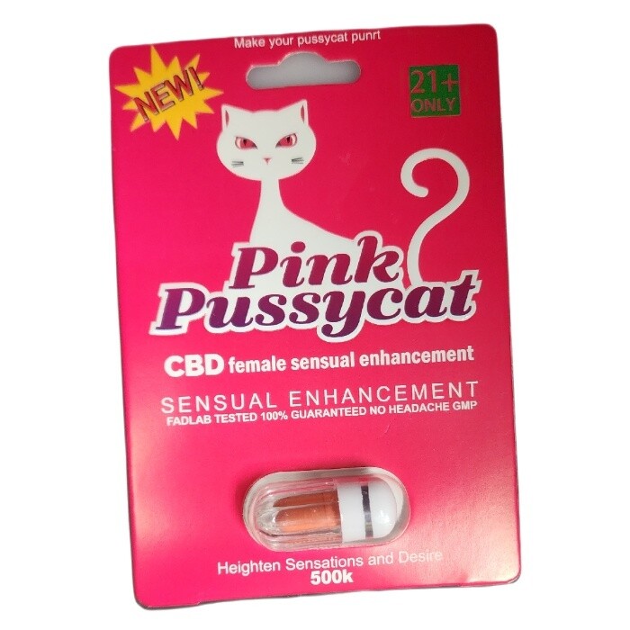 Pink Pussycat CBD Female Sexual Enhancement Caps