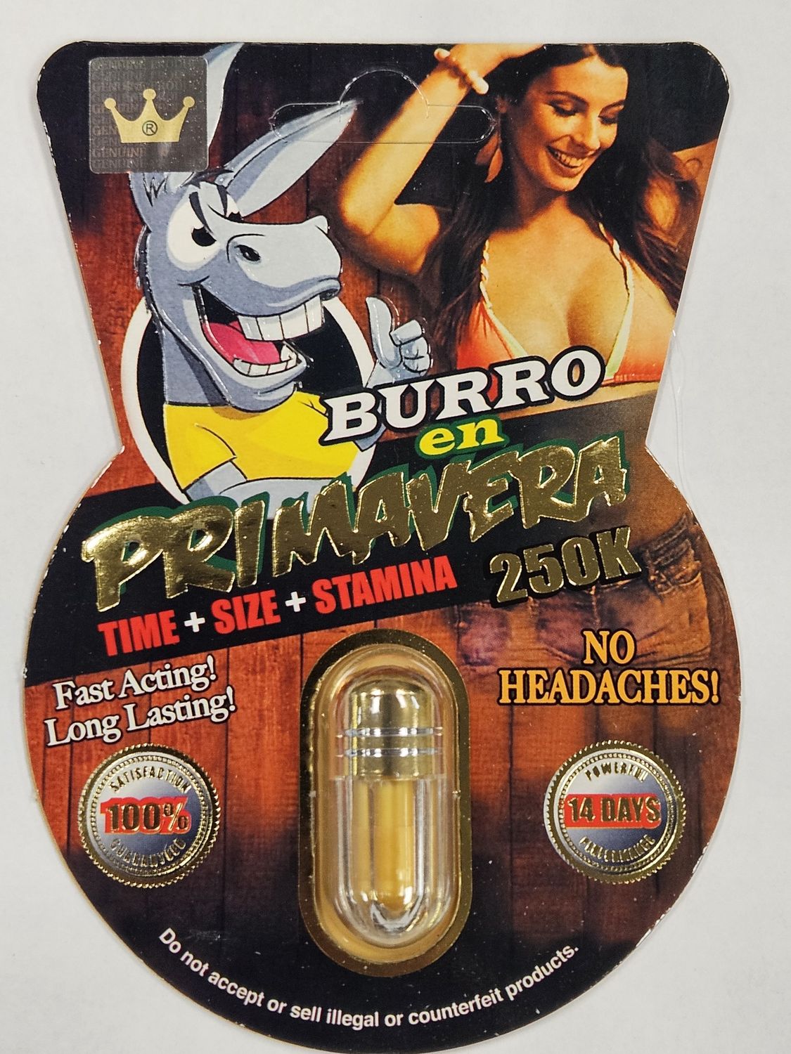 Burro En Primavera - Sexual Enhancement Capsules