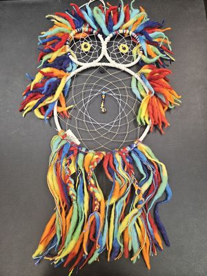 Tie Dye Owl Dreamcatcher GF1077