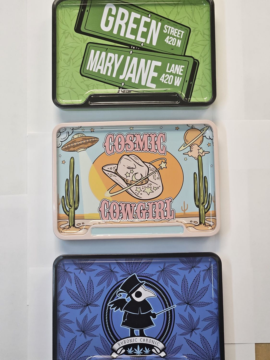 8&quot; Tin Stash Box &amp; Rolling Tray