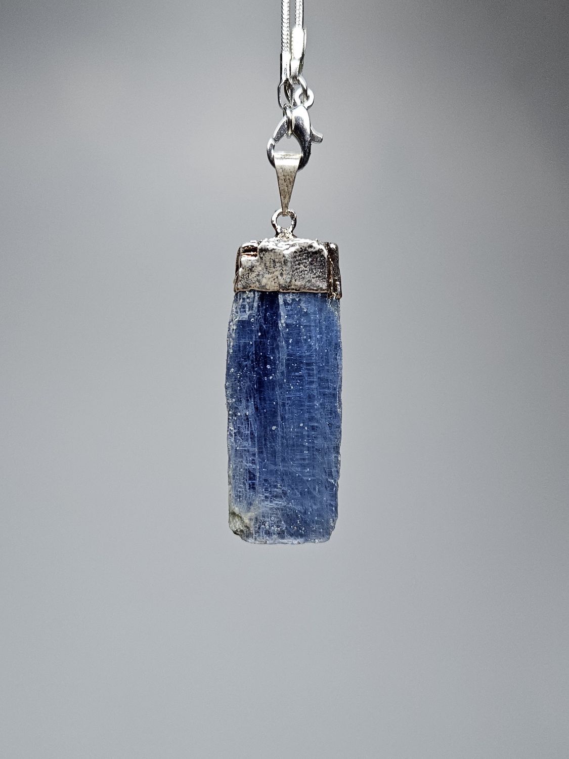 Blue Kyanite Pendant w/ Necklace
