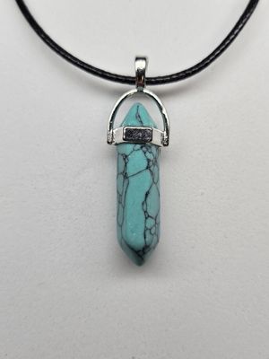 Semi Precious Gemstone Pendant Necklace
