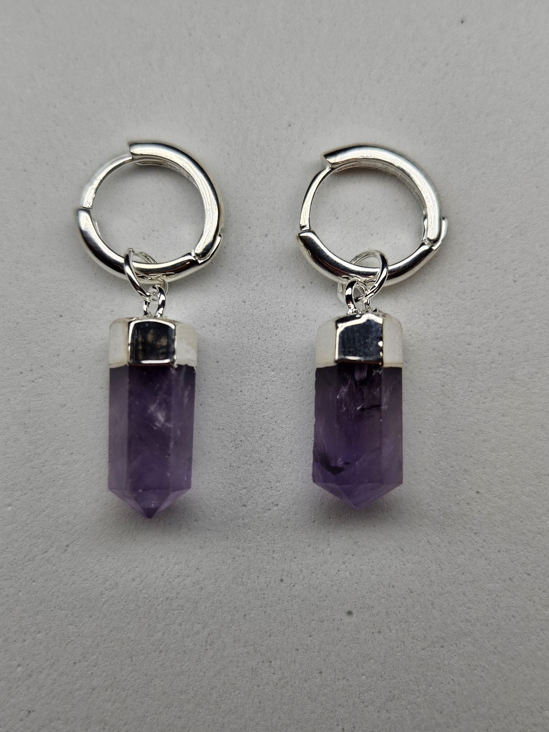 Cut Stone Earrings