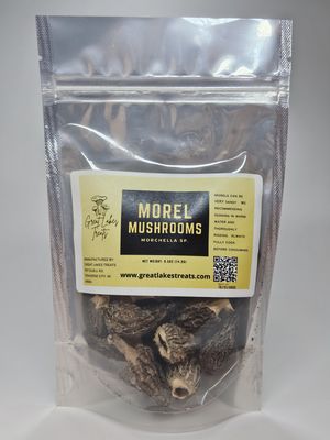 Great Lakes Dried Morel Mushrooms