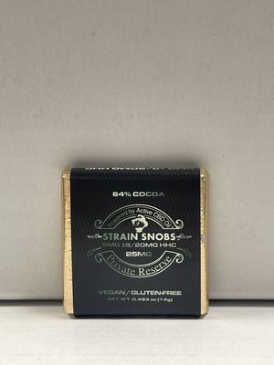 Strain Snobs HHC + D9 25mg Dark Chocolate