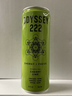 Odyssey Mushroom Sparkling Elixir, Flavor: Cherry Lime